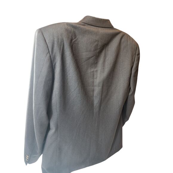 Canali Milano Blazer Jacket 58L US 48L Double Breasted Suit Coat Wool Italy - Picture 5 of 16